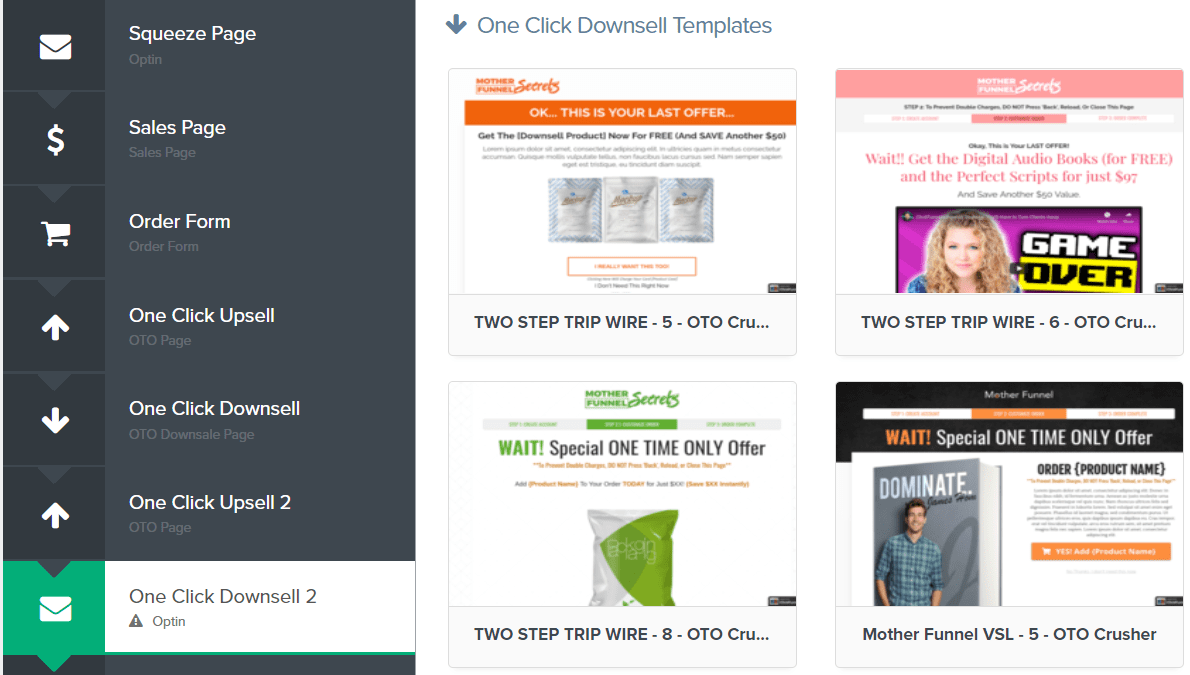 can you have two oto in clickfunnels