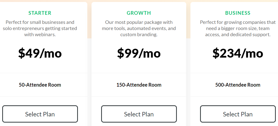 demio pricing plans