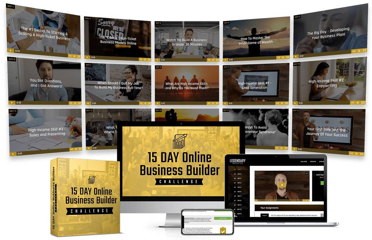 online business builder challenge