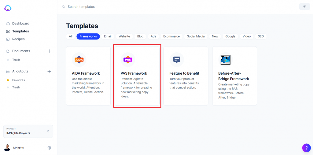Jasper.ai PAS Framework: Examples Of This Copywriting Formula