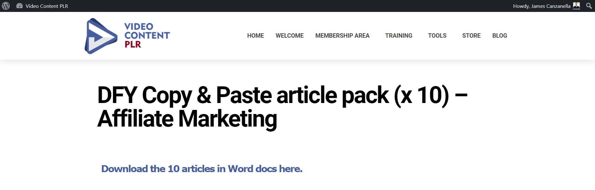 copy paste article pack for any hot niche